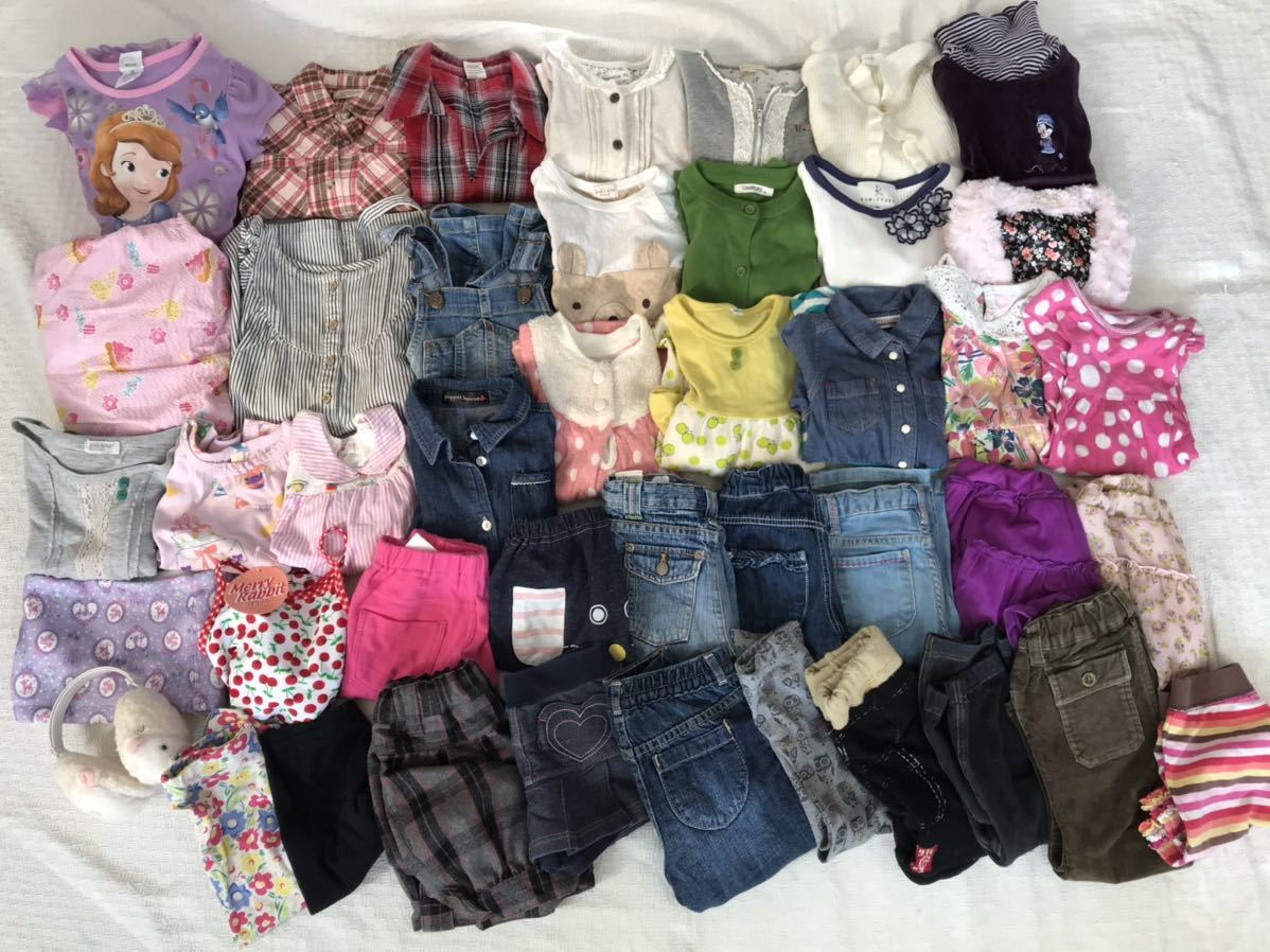 子供服まとめ売り☆90cm～95cm＊女の子＊42点＊キムラタン＊UNIQLO 