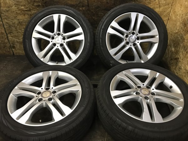 低価，限定セール YOKOHAMA BluEarth RV-02 235/50R18 夏タイヤ ベンツ X156 GLA 純正ホイール 18インチ 7J5HPCD112+46 2019年製 バリ溝 VTK369(ラジアルタイヤ)｜売買されたオークション情報、yahooの商品情報をアーカイブ公開 - オ 5穴