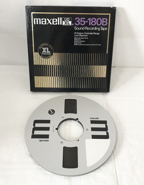 安い質屋 ☆maxell UD XL 35-180B 10号 マクセル オープンリールテープ 安い質屋 ☆maxell UD XL 35-180B 10号 マクセル オープンリールテープ