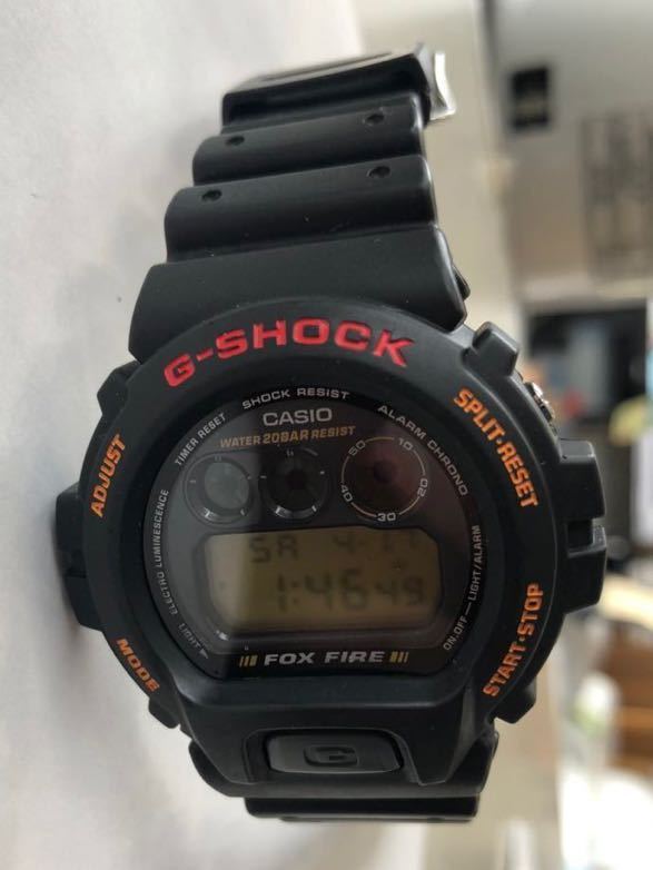 美品 G-SHOCK CASIO DW-6900 カシオ Gショック Foxfire 中古