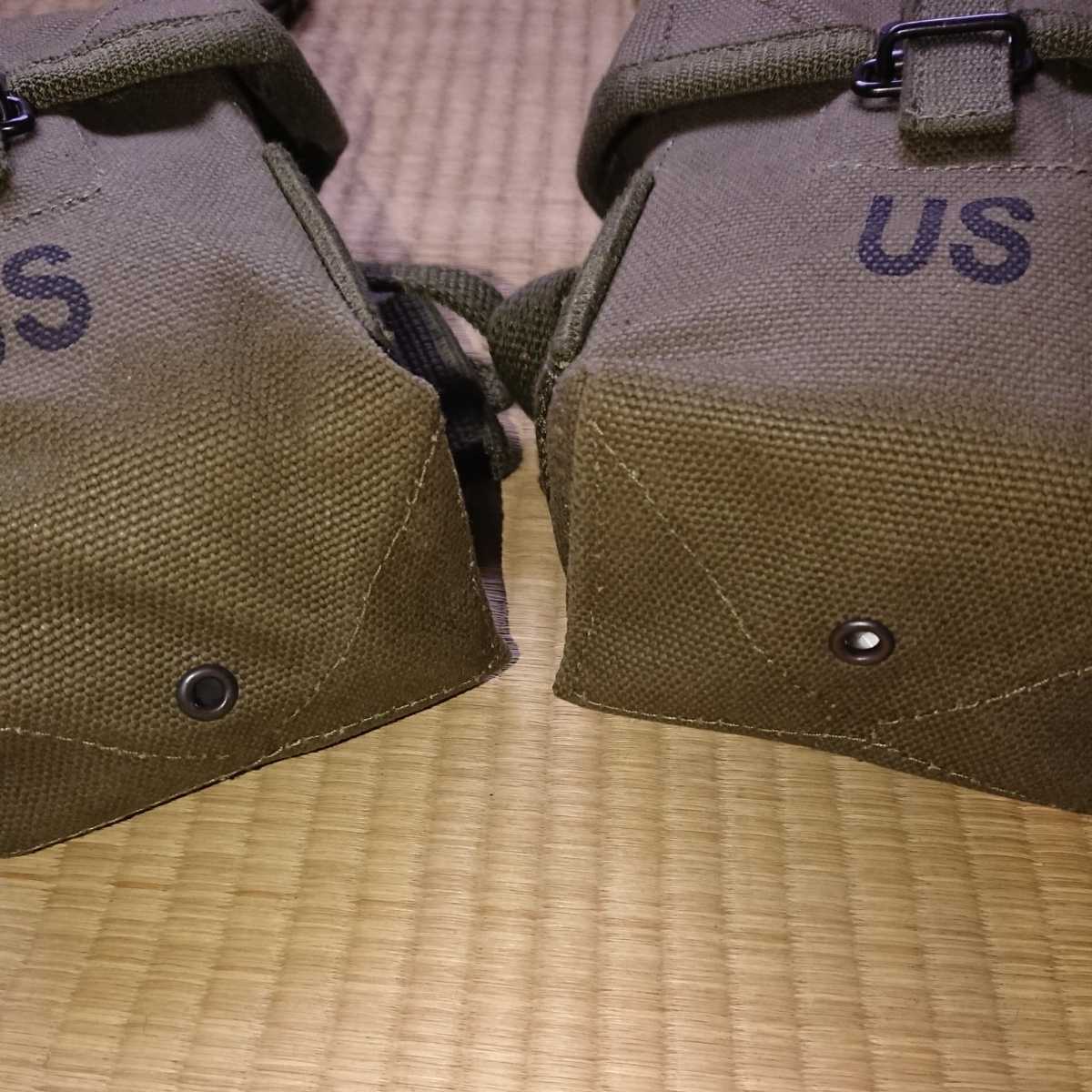 ベトナム戦争 米軍M1956 ユニバーサル マガジンポーチ レプリカ 2個