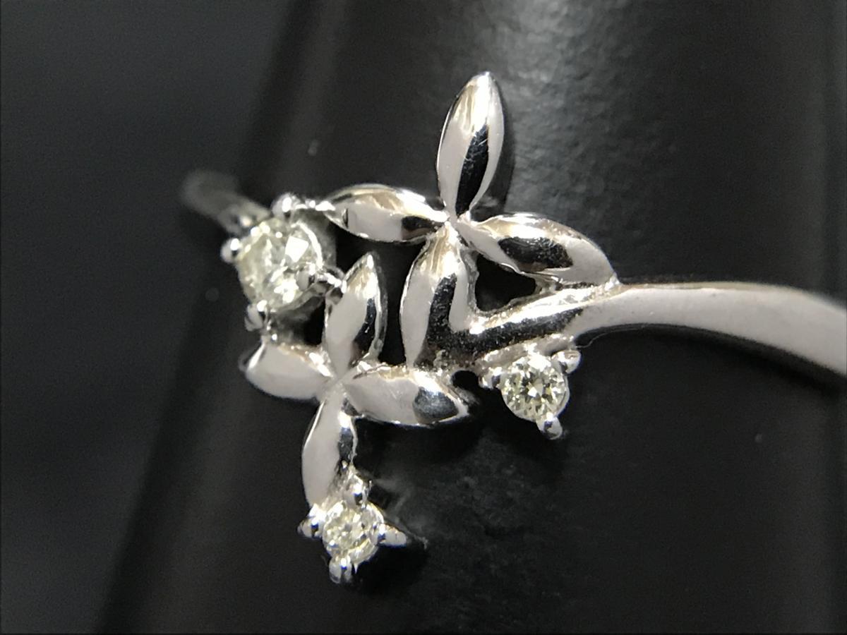 【値下げ交渉あり】K14WG　ダイヤリング　サイズ14号　送料無料　ｃｔ刻印無し_2