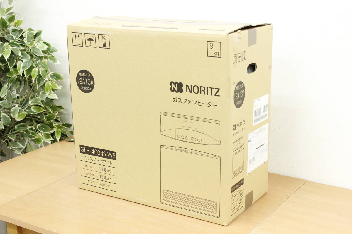 NORITZ ノーリツ ガスファンヒーター GFH-4006S-WS 都市ガス用 通電