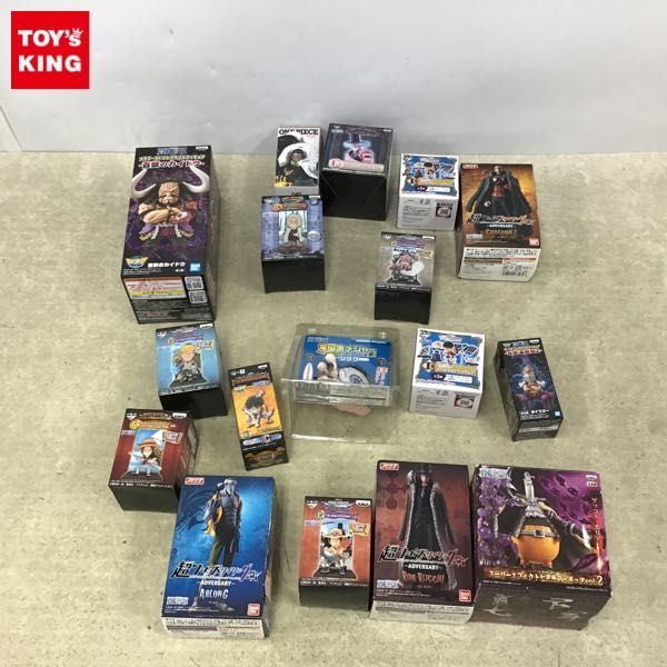 1円～ 訳あり ONE PIECE メガワールドコレクタブルフィギュア 他 百獣のカイドウ、ロブ・ルッチ、クロコダイル 等