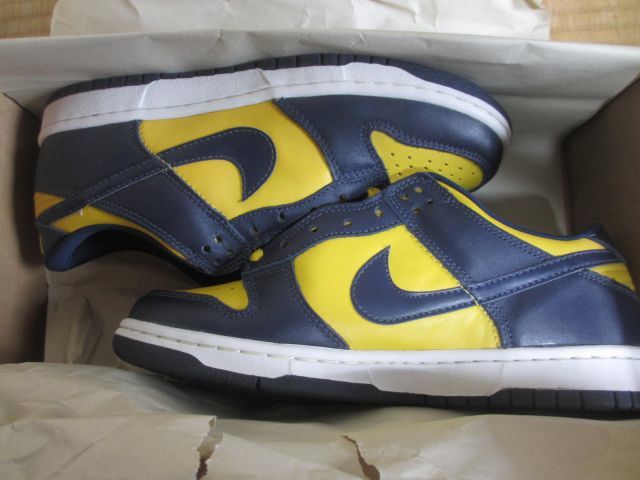 新品】 デッドストック NIKE DUNK LOW ナイキ ダンク ロー ミシガン 02 