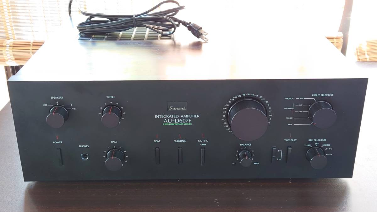 サンスイ　SANSUI プリメインアンプ　AU-D607F　【動作品】