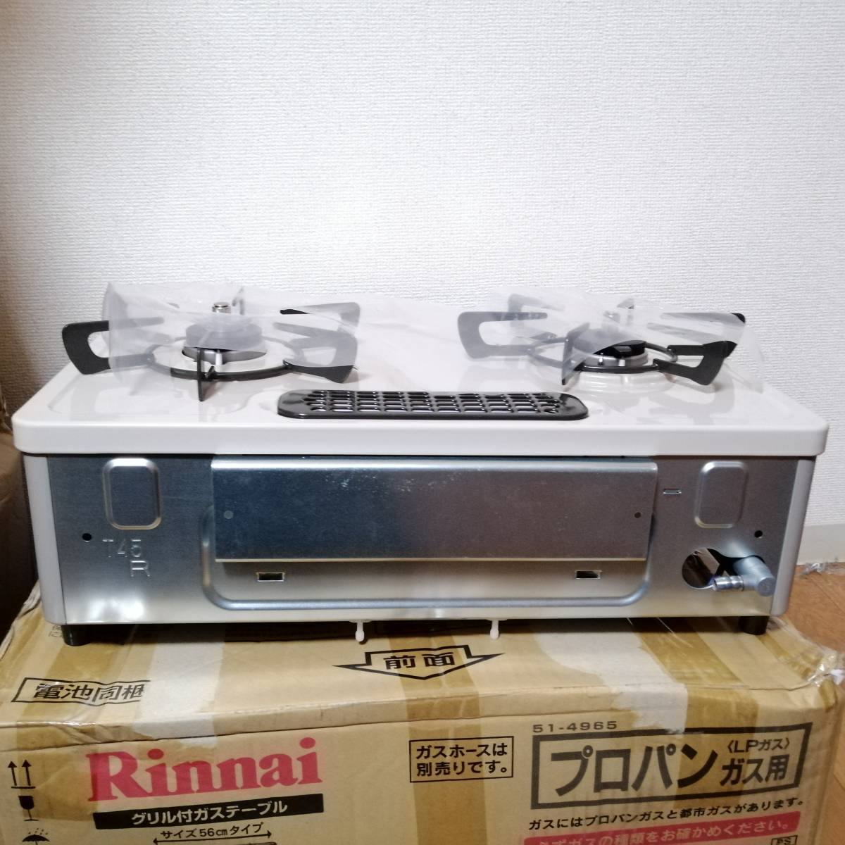 Rinnai リンナイ ガスコンロ ガステーブル KG34NBER_動作未確認