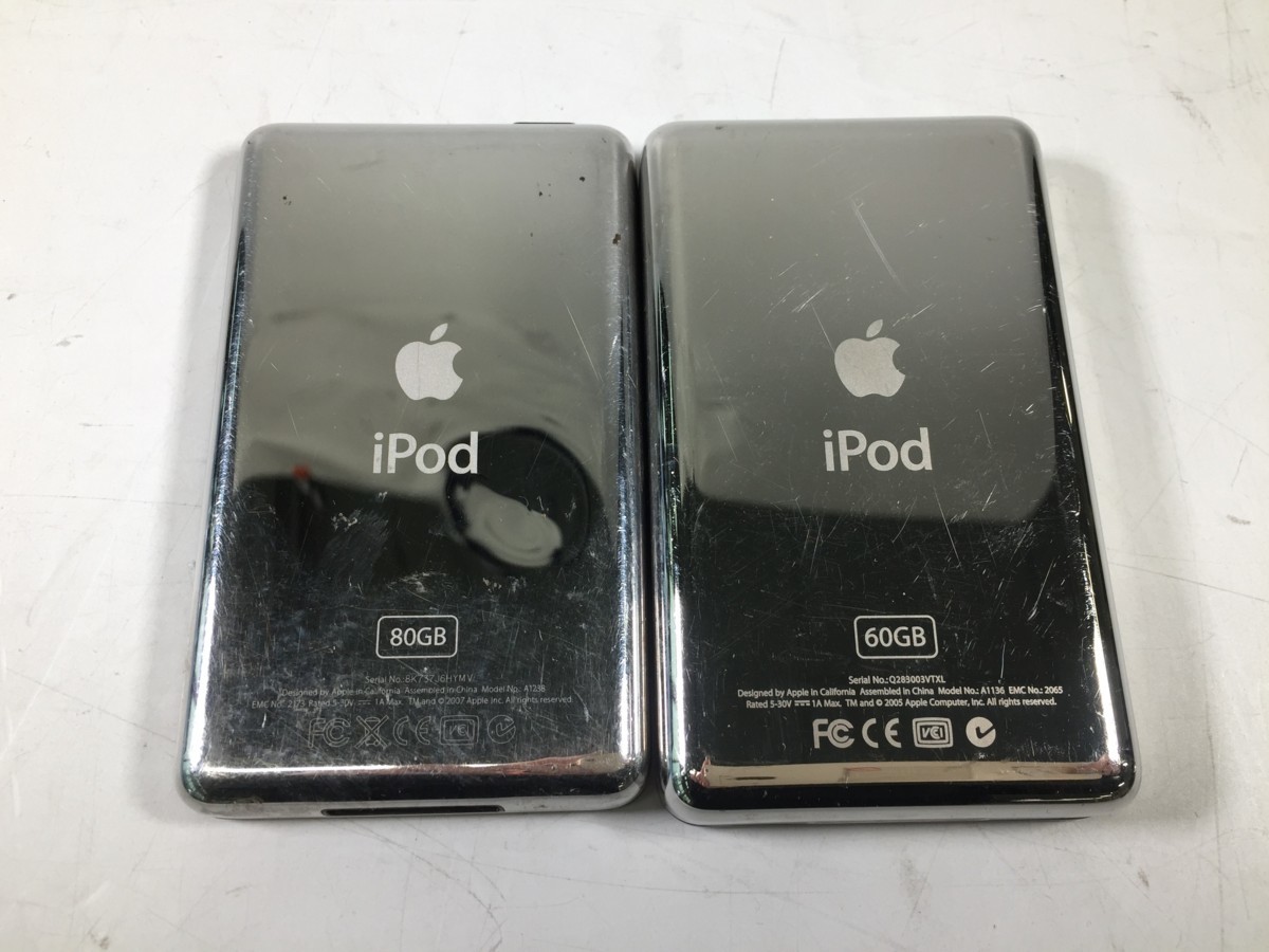 ♪△【まとめ売り品 Apple アップル】i Pod classic/第5世代 80/60