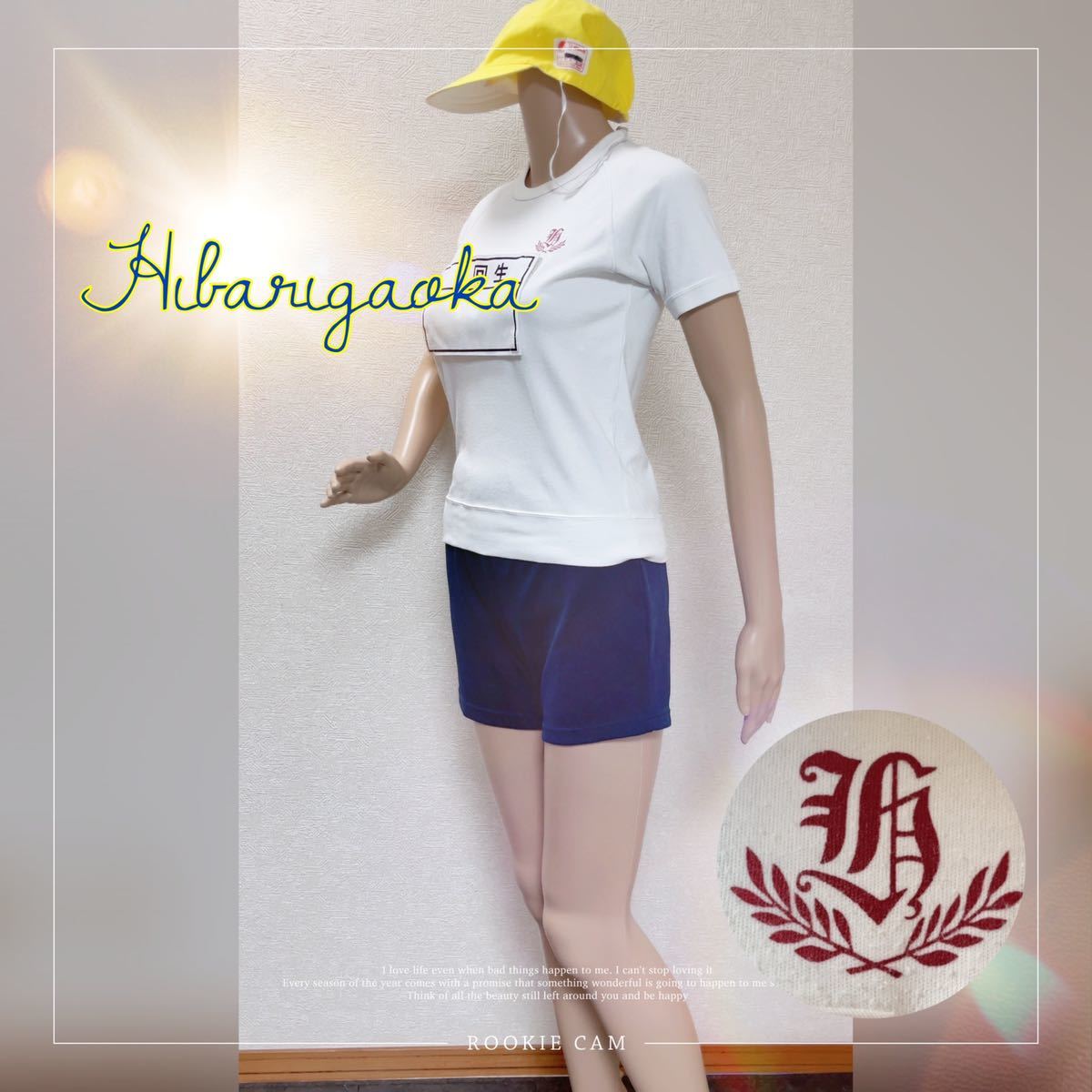 コスプレ衣装　兵庫　☆ 雲雀丘学園　雲雀丘　体操着　Tシャツ、短パン　帽子