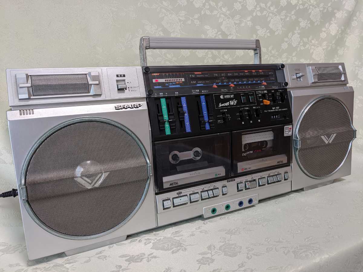 SHARP シャープ ラジカセ GF-757 SHARP シャープ GF-757 ジャンク APPS