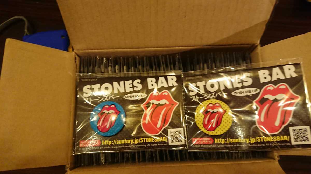 STONES BAR 缶バッジ 50個 ローリングストーンズ　フルコンプセット STONES BAR 缶バッジ 50個 ローリングストーンズ フルコンプセット