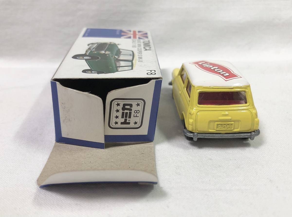 トミカ 青箱 F8 ミニクーパー リプトン 黄色 日本製 トミカ ミニ