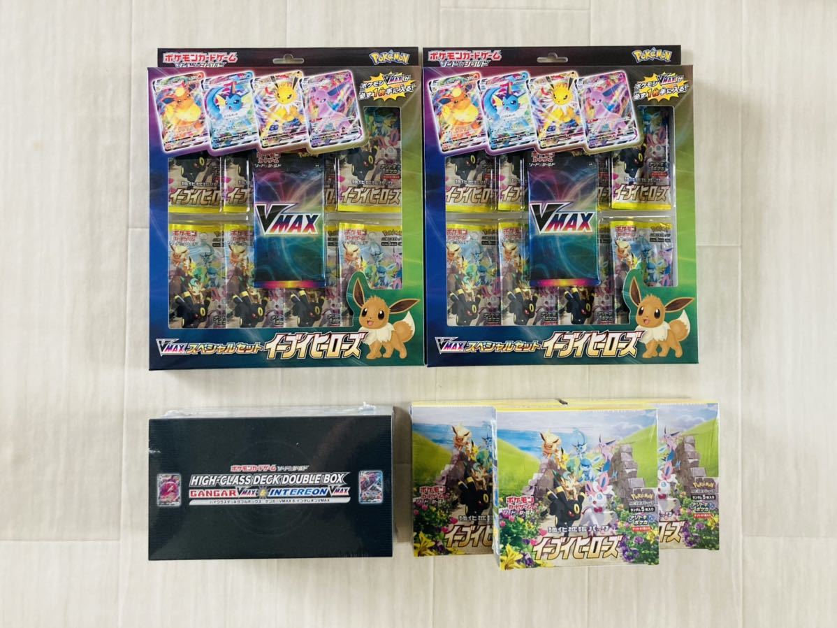 新品 6箱 シュリンク未開封 ポケモンカード イーブイヒーローズ BOX