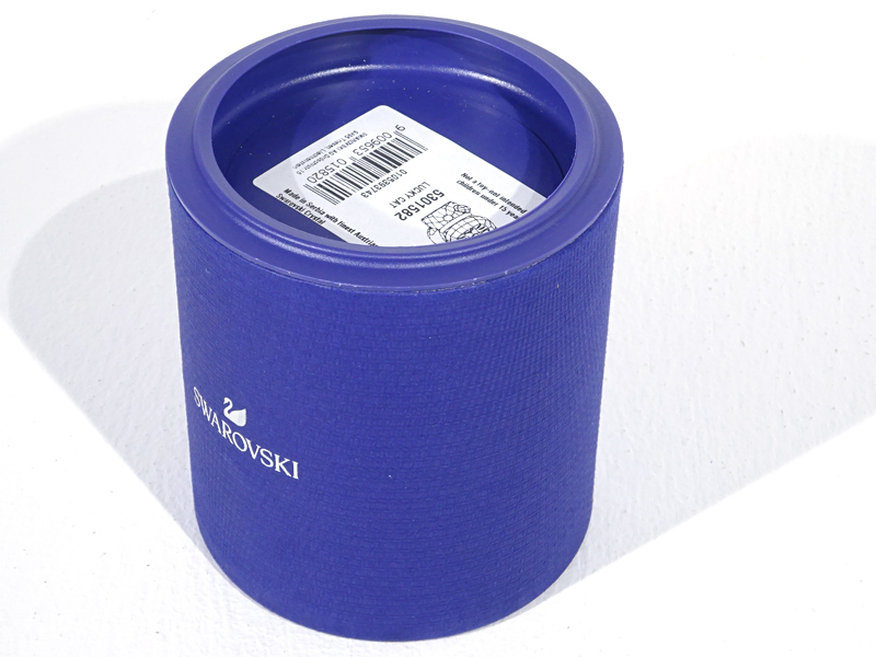 ☆中古☆SWAROVSKI クリスタルフィギュア 招き猫 Lucky Cat