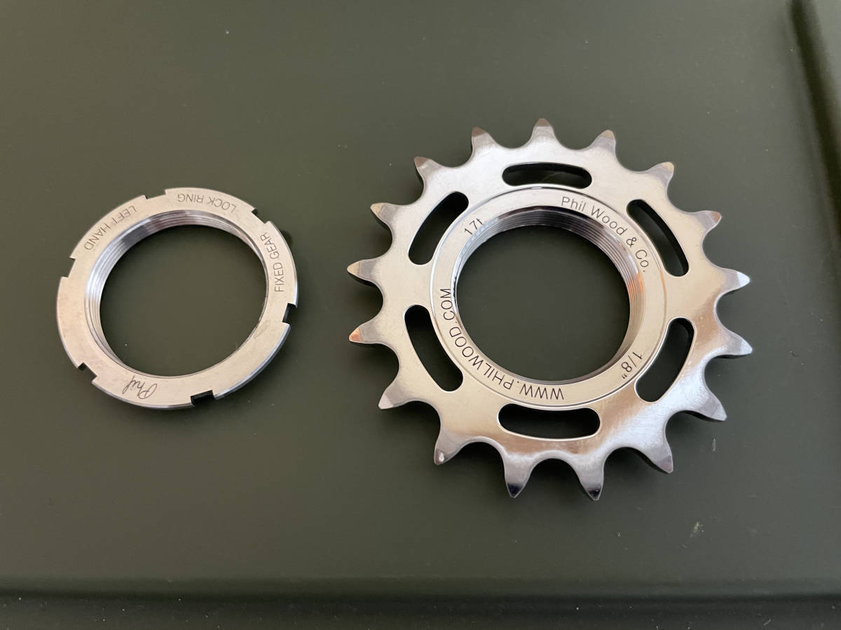 D)PHILWOOD TRACK COG 17T シルバー Phil Wood Track Bike HUBS 32h