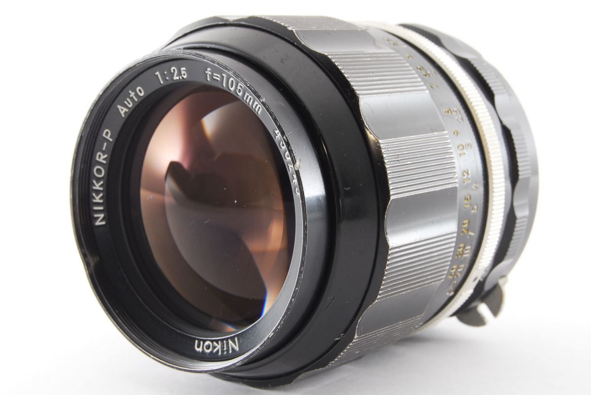 Auto Nikon 105mm 非Ai ニコン NIKKOR-P F2.5 F⁄2.5 単焦点レンズ