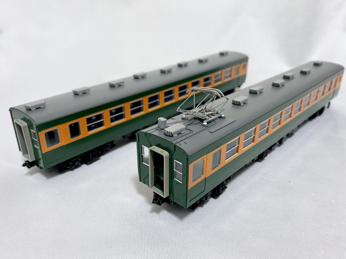 TOMIX 153系 モハ153 + モハ152 非冷房 増結セット 動力なし HO-062
