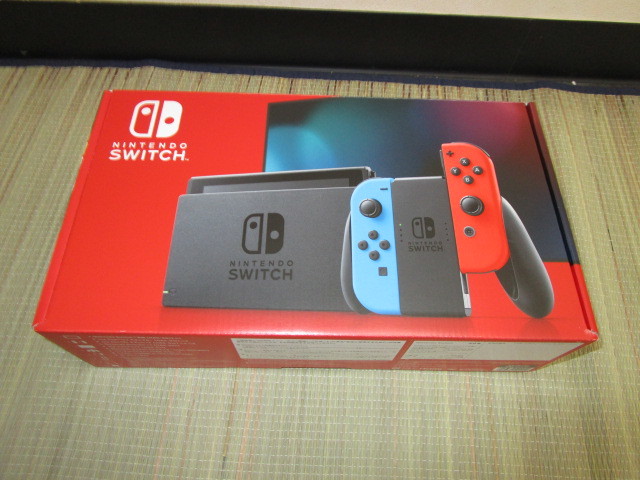 新品同様 ニンテンドースイッチ SWITCH 本体 ネオンブルー ネオン
