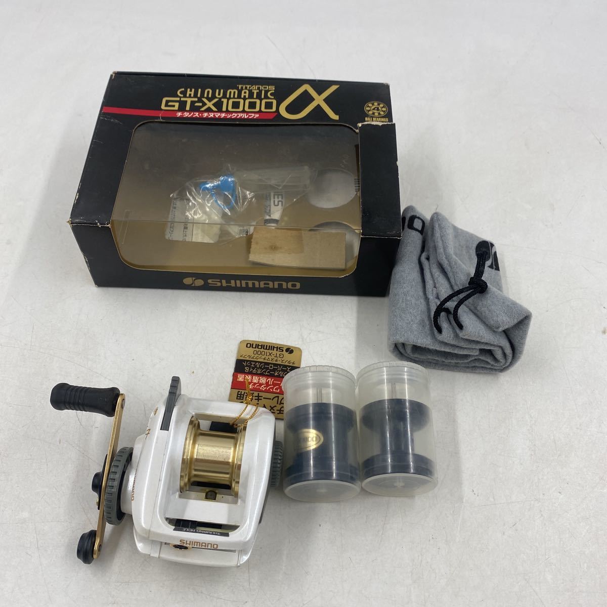 (J11) 新品 未使用 リール SHIMANO チタノス チヌマチック GT-X1000a 釣具 