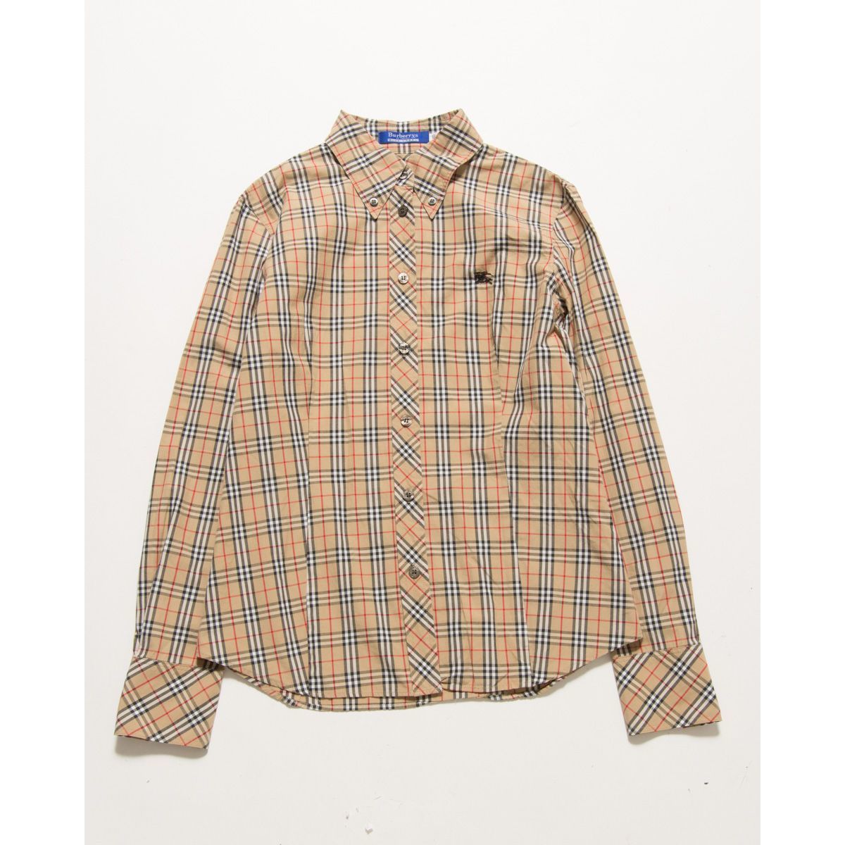 バーバリーブルーレーベル ノバチェック BLUE BURBERRY BD 長袖 LABEL 
