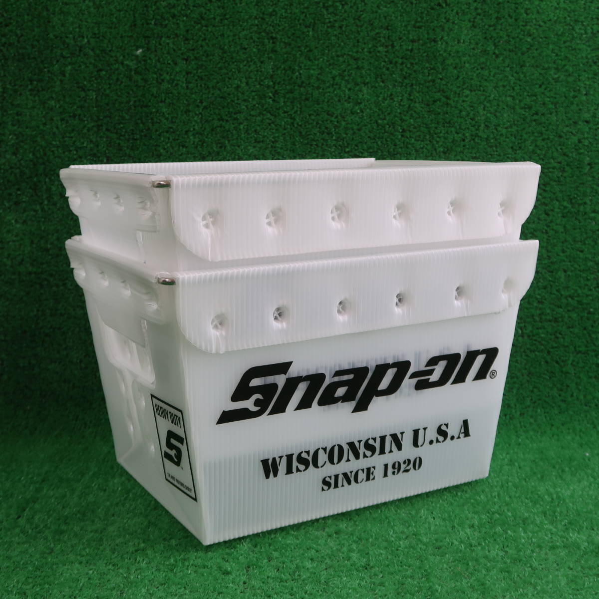 お買い得，安い】 スナップオン【Snap-on】積み重ね収納ボックス2個 
