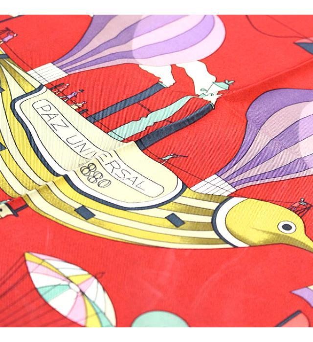 エルメス HERMES カレ90『LES FOLIES DU CIEL 大空の狂気』大判