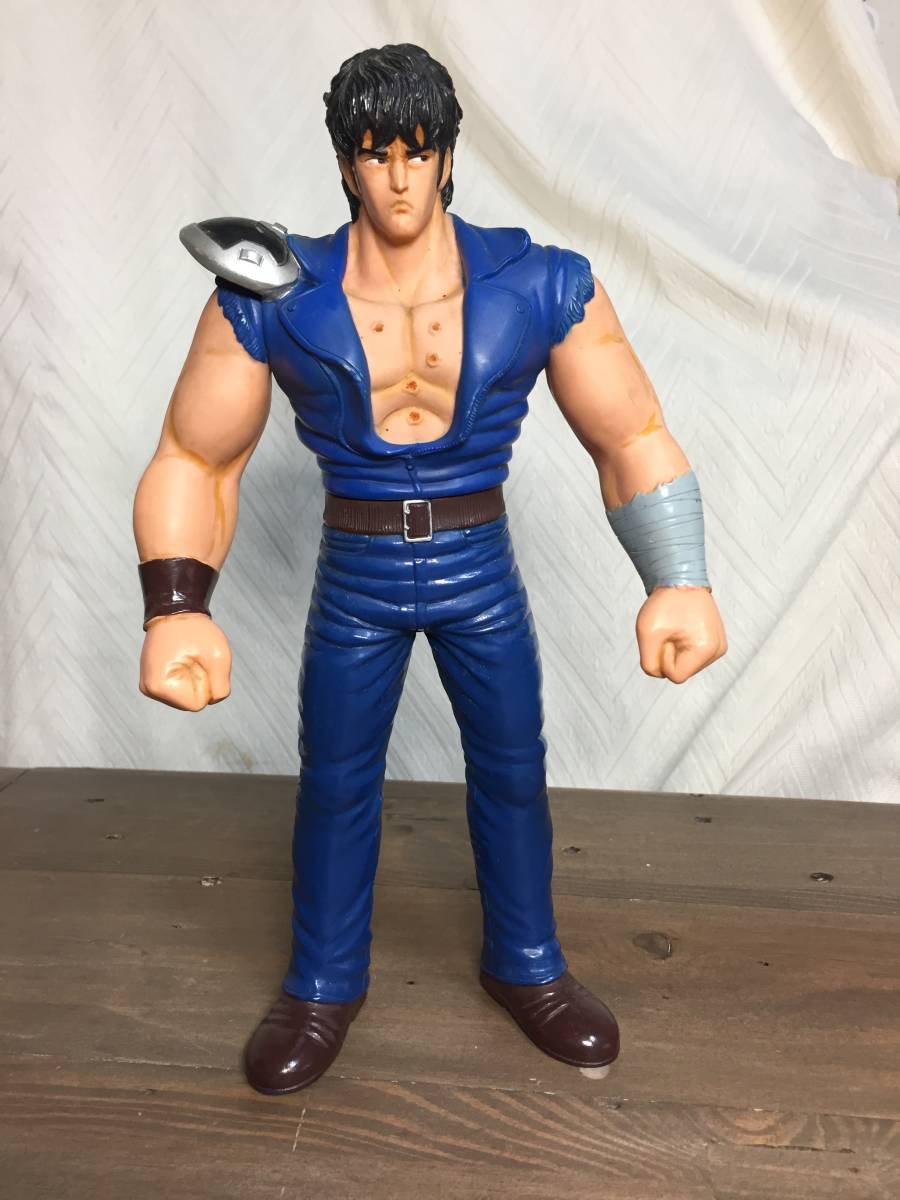 ☆1985年 北斗の拳 ケンシロウ BANDAI JAPAN 版権ありソフビフィギュア