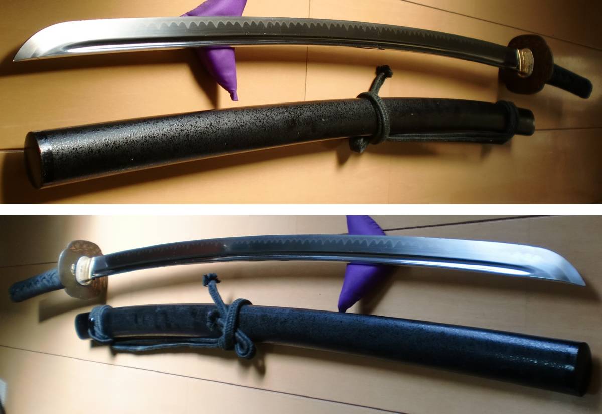 模造刀(形、抜刀、居合の練習に！) 刃長70.8㎝(全長103㎝) 拵え