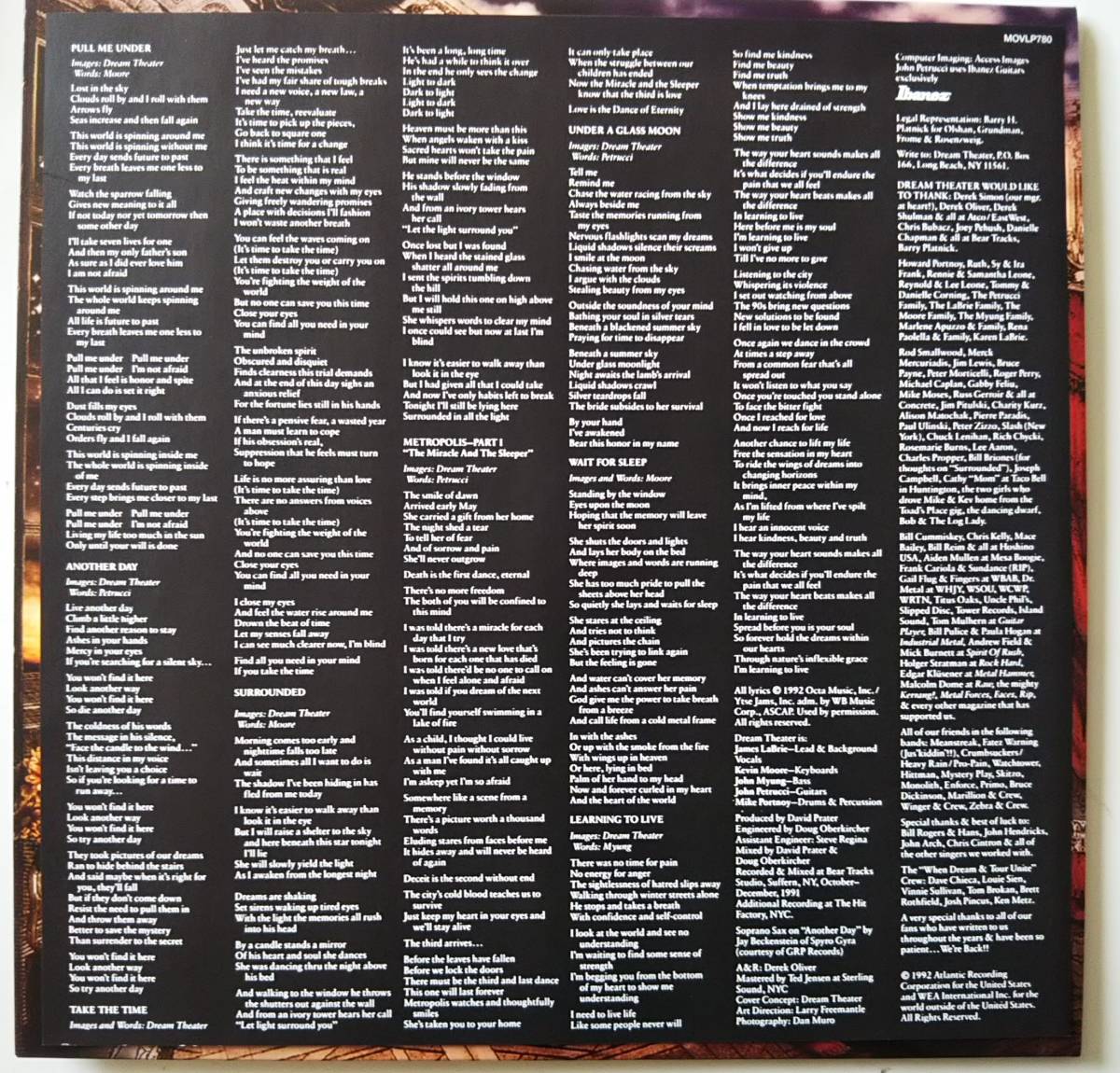 ドリーム・シアター Dream Theater / Images And Words / MOVLP780