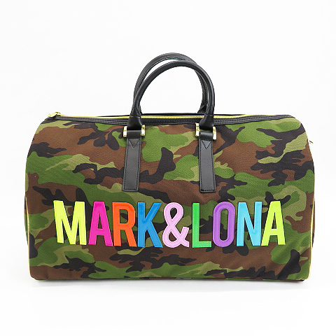 MARK&LONA マークアンドロナ 2wayボストンバッグ 迷彩 カモフラ柄