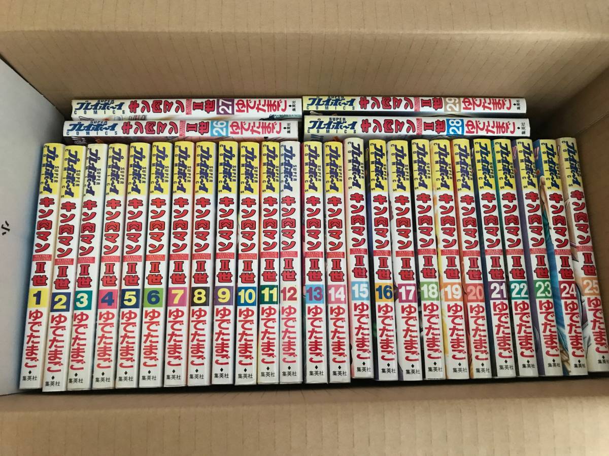 キン肉マン 二世 ゆ たまご 全巻セット 完結 全２９巻 ほぼ初版 2世 世 プレイボーイ キンニクマン 漫画 コミックス 全巻セット 売買されたオークション情報 Yahooの商品情報をアーカイブ公開 オークファン Aucfan Com