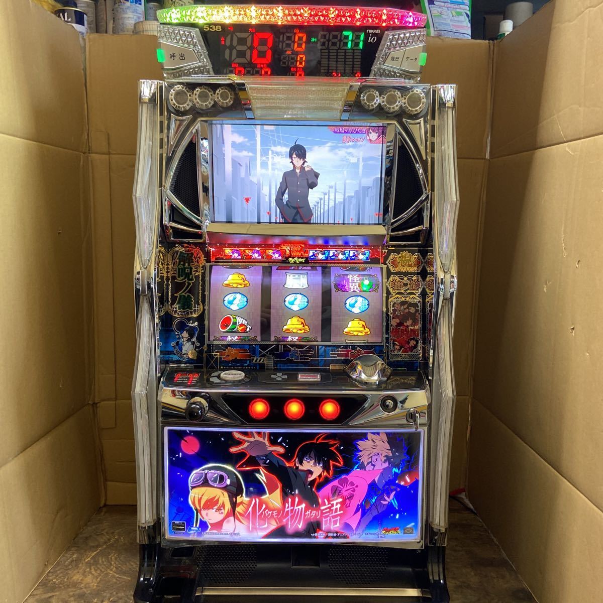 化物語ZX データランプセット 2026年最新実機 化物語 パチスロの人気