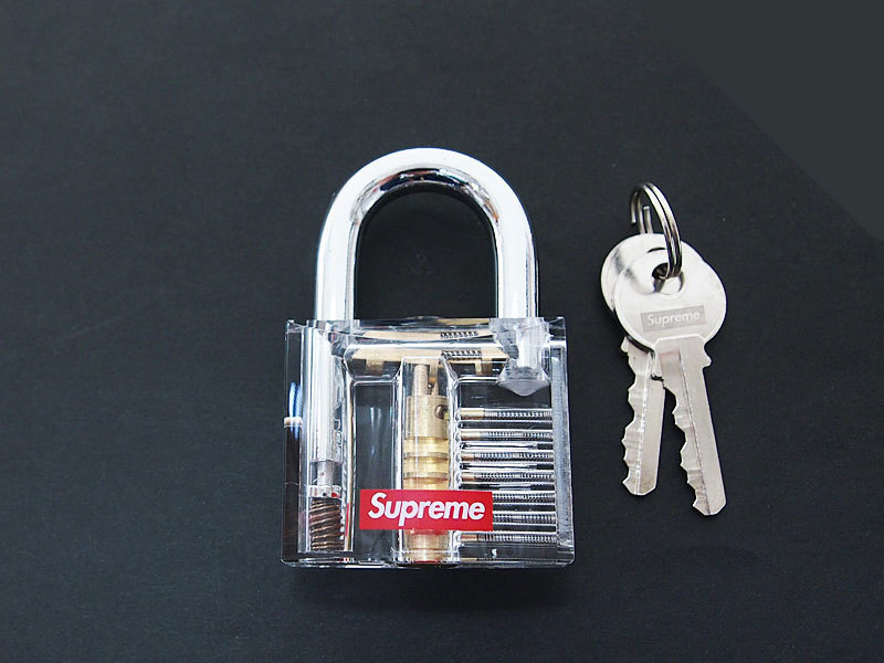 シュプリーム 20SS Transparent Lock 南京錠 カギ クリア Supreme - Transparent Lock - UG.SHAFT