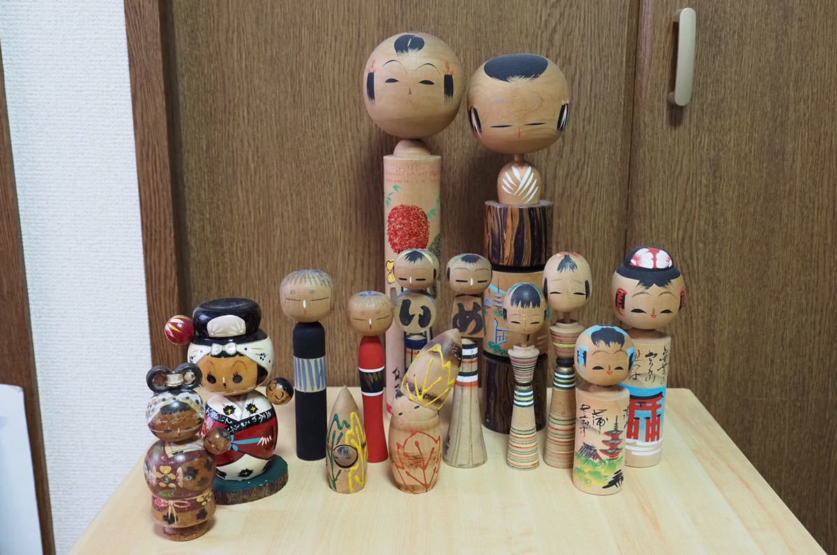 こけし　まとめ まとめて 伝統こけし こけし 創作こけし - 伝統工芸 郷土玩具 鳴子