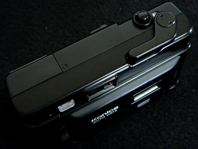 316 試写済 コニカ C35 EF3D 黒 konica c35ef3d black 昭和レトロ