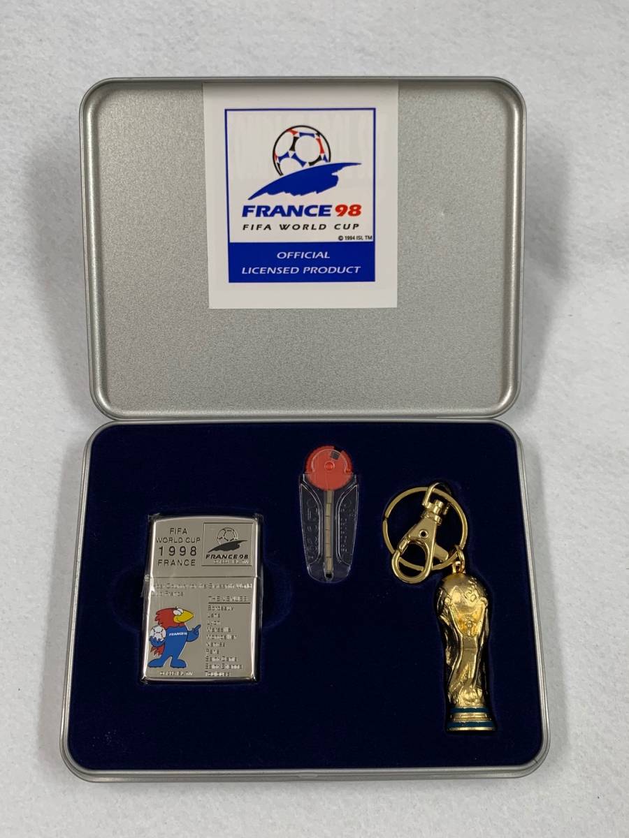 ZIPPO FIFA 1998年 一点物 - ジッポ ライター レア FIFAワールドカップ