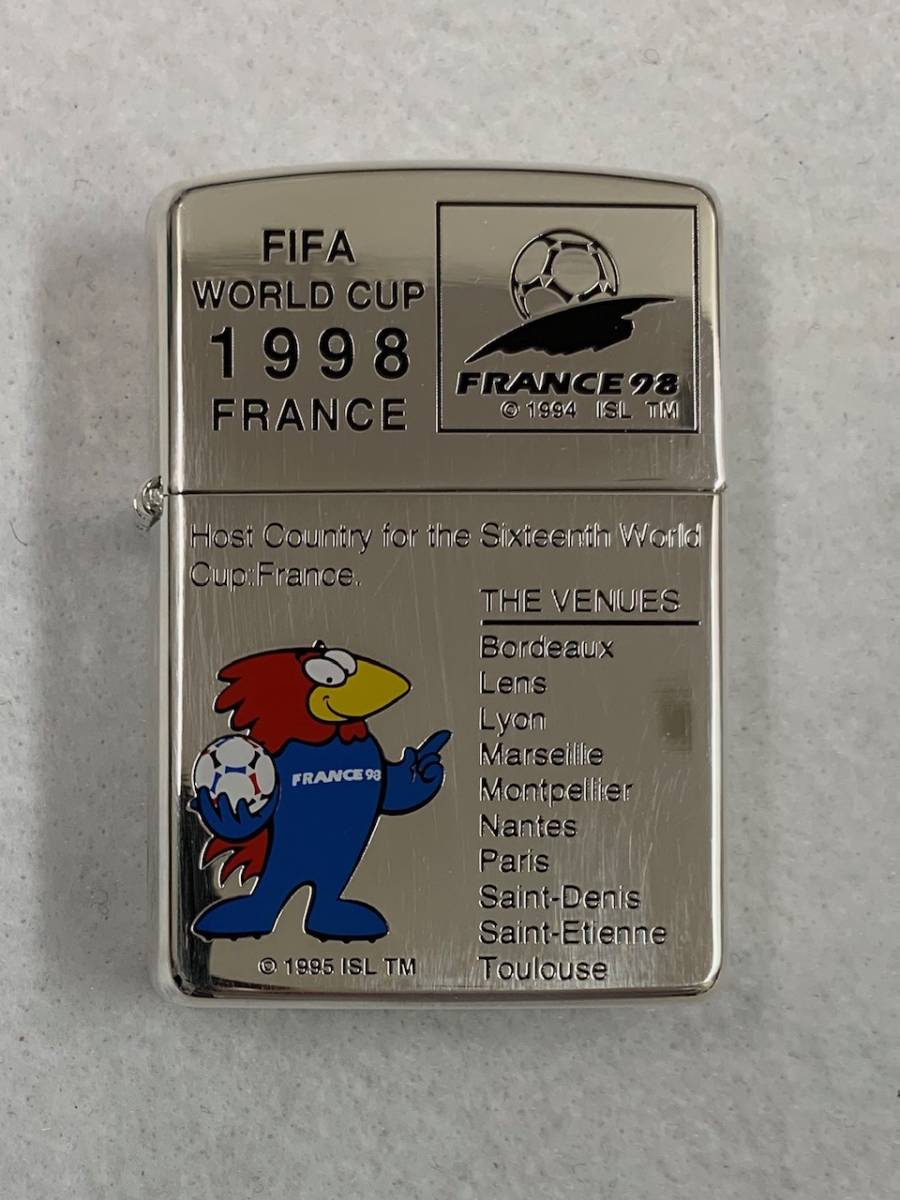 21749【フランスW杯】ZIPPO/ジッポーライター 1998年 ワールドカップ