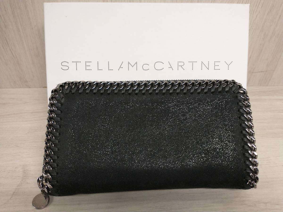 STELLA McCARTNEY ステラマッカートニー 597792 レディース ファラベラ ブラック 長財布 店舗受取可