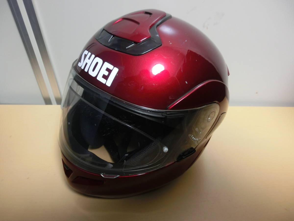 SHOEI マルチテック フルフェイスヘルメット レッド 自動車