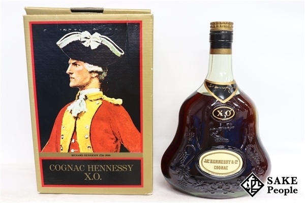 ◇注目! ヘネシー XO 金キャップ グリーンボトル 700ml 度数記載なし