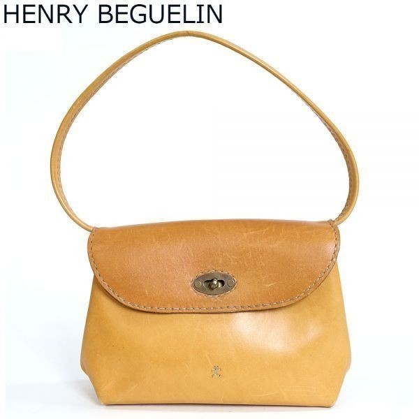 FF20FW0093] HENRY BEGUELIN ハンドバッグ キャメル系 エンリー 