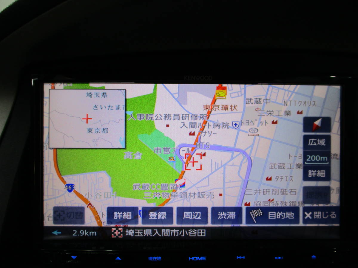 カーナビ KENWOOD MDV-L504 map 2016 カーナビ KENWOOD MDV-L504 map