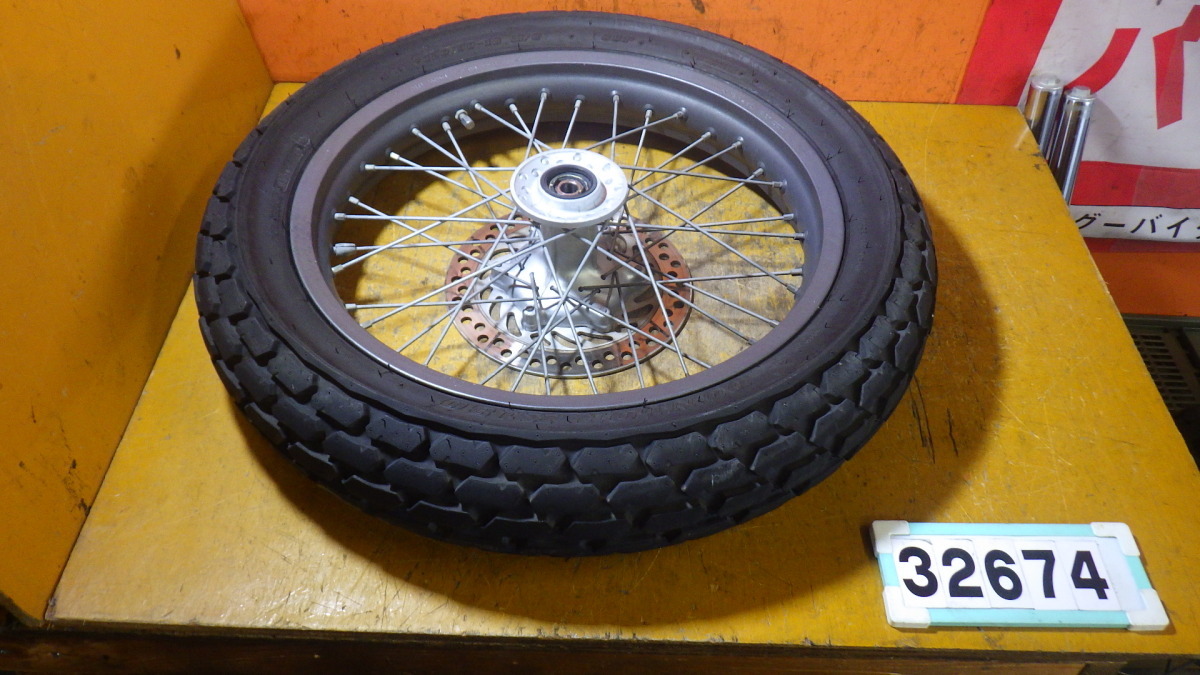 パーツ kazu 32674 ホンダ MC34 FTR223 '00 純正 フロントホイール D.I.D 18×2.50