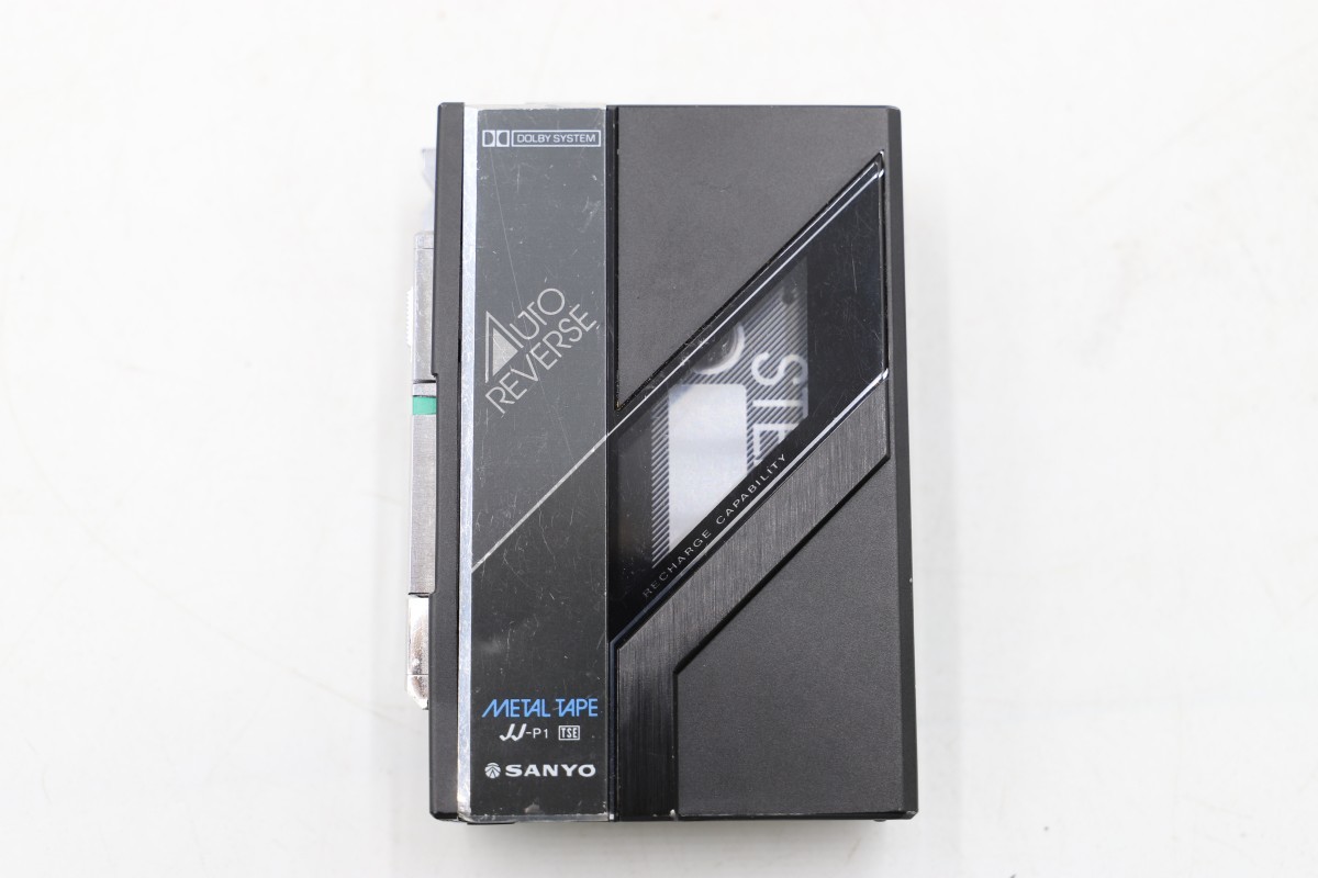 SANYO JJ-P1 サンヨー ポータブルカセットプレーヤー(B1379) JJ-P1 