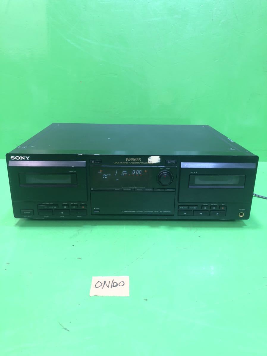 TC-WR965S SONY ダブルカセットデッキ - 中古SONY : 野澤電機 カセット