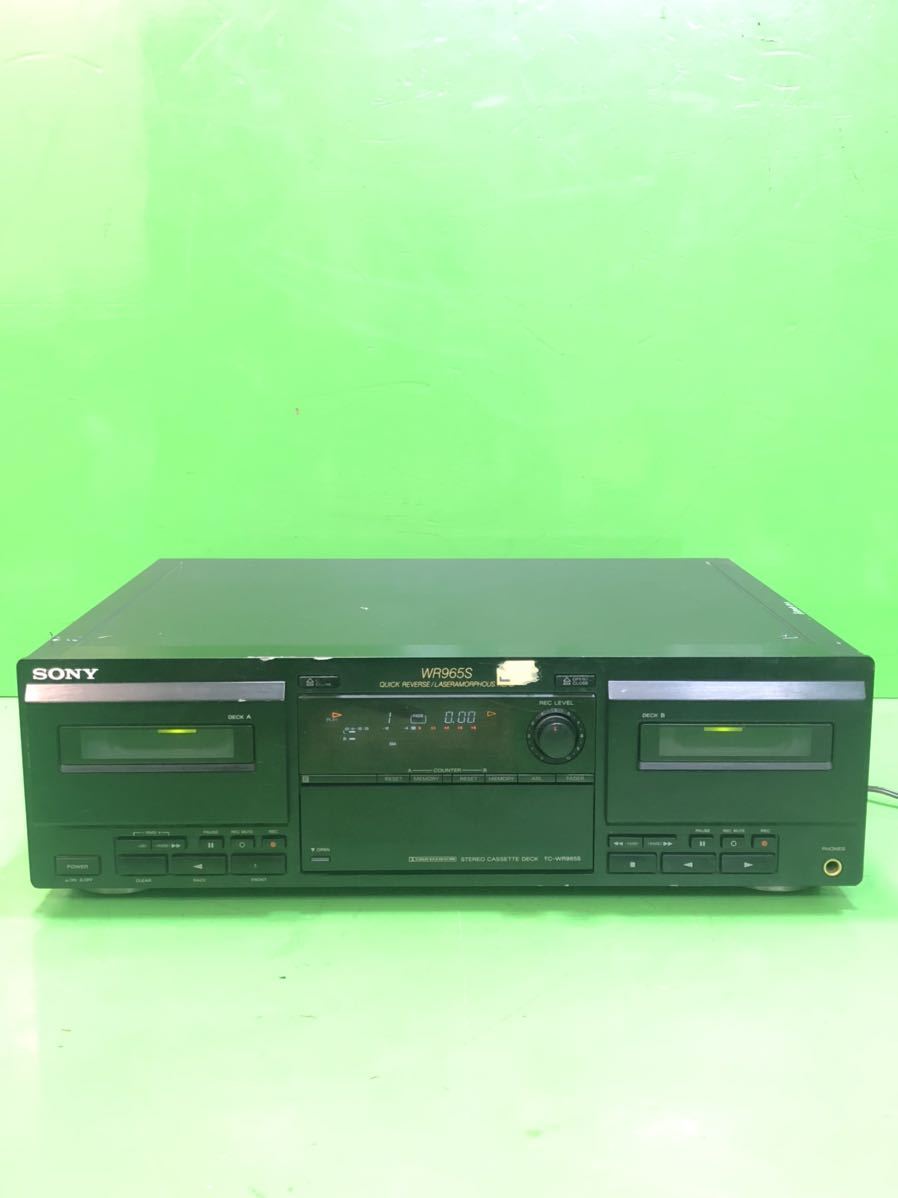 SONY ソニー TC-WR965S カセットデッキ ジャンク SONY 【公式通販】