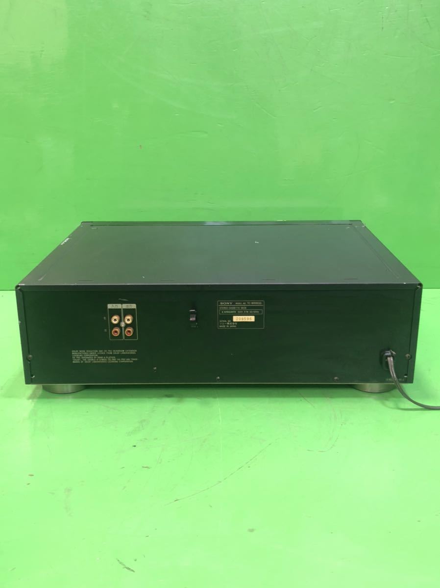 美品　ジャンク　SONY ステレオカセットデッキ TC-WR965S SONY ソニー TC-WR965S カセットデッキ ジャンク SONY 【公式通販】