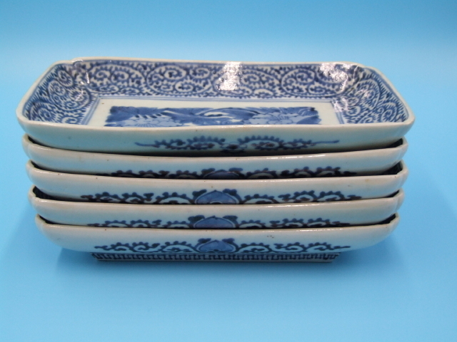 江戸中期 | 古美術 長皿 蛸唐草 皿(染付)の中古品 今月