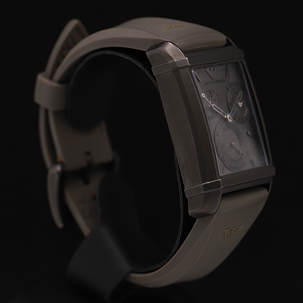 1円 稼働品 エンポリオアルマーニ AR-4238 MECCANICO 28石 裏スケ AT メンズ腕時計 080A0082205(アルマーニ ...