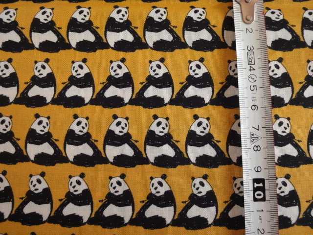 パンダ柄の生地 横生地巾110ｃｍ 縦50ｃｍ 日本製綿生地 はぎれ 布地 売買されたオークション情報 Yahooの商品情報をアーカイブ公開 オークファン Aucfan Com